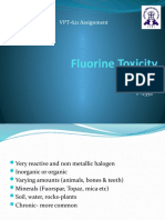 Fluorine Toxicity: VPT-621 Assignment