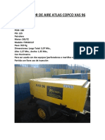 Compresor de Aire Atlas Copco XAS96