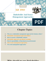Chapter Two: Stakeholder and Issues Management Approaches