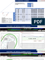 Alignment Straight Line Transition Length Curve Length Curve Radius Total Length