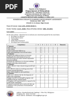 ANS Homeroom Guidance Learners Development Assessment Tool SENIOR HIGH SCHOOL