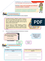 DIA 4 Cómo Son Las Actividades Que Realizamos en Nuestra Familia y Comunidad.