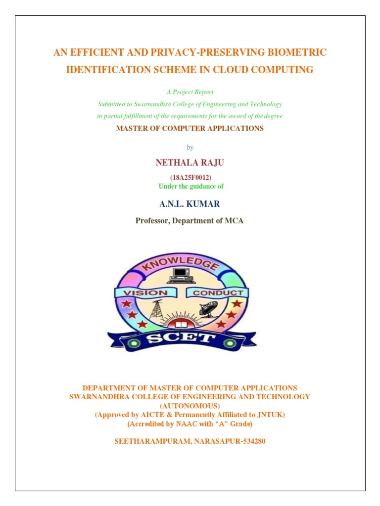 Efficient Biometric ID in Cloud Computing | PDF | Unified Modeling ...