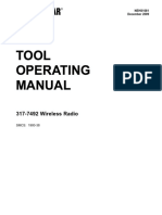 Tool Operating Manual Tool Operating Manual: 317-7492 Wireless Radio