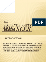BY DR - Daniya Wazeef Momin: Measles