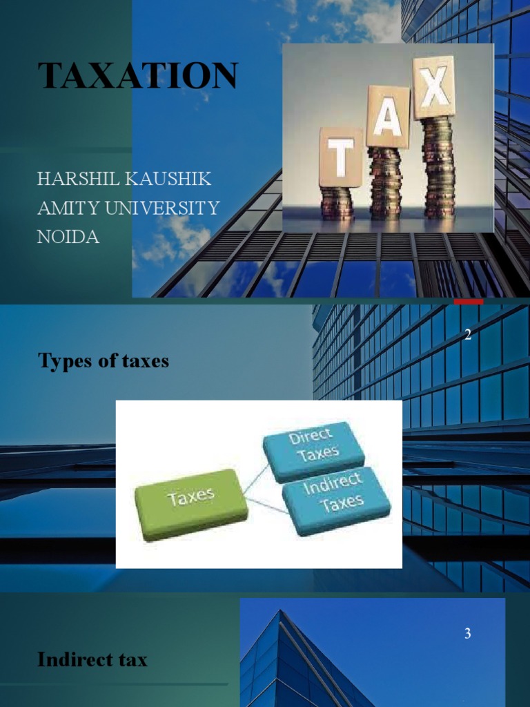 Harshil Kaushik Amity Oida Taxation PDF Taxes Tax Deduction