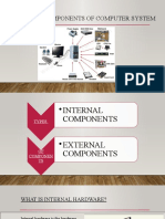 Hardware Components of Computer System