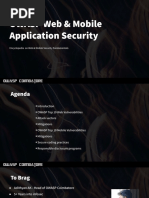 OWASP Web and Mobile App Security