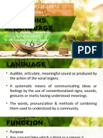 Functions of Language