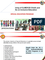 Inclusive Education SPED