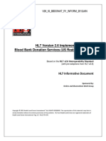 HL7 Version 2.6 Implementation Guide: Blood Bank Donation Services (US Realm), Release 1