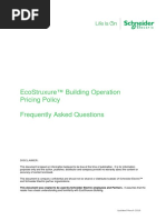 Pricing Policy FAQ - EcoStruxure Building Operation