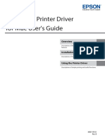 For Mac User's Guide EPSON TM Printer Driver