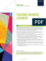 Oup Focus Teaching Advanced Learners