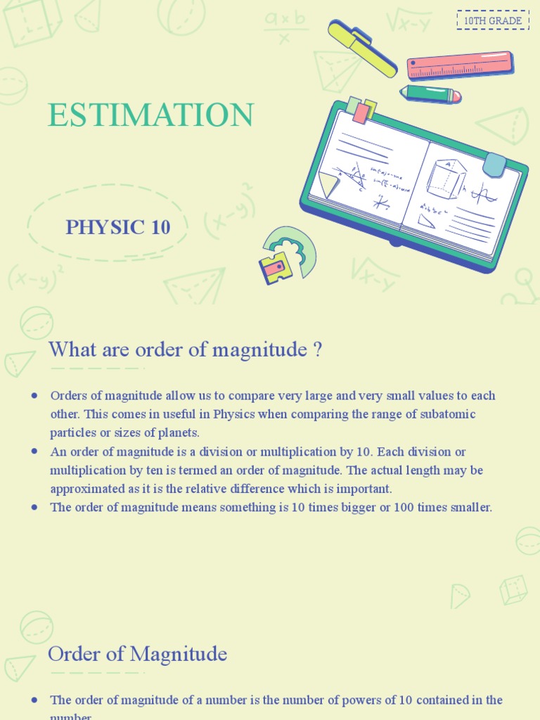 Physics - Estimation | PDF | Numbers | Mathematics