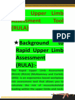Rula Analysis Ergonomics Material Wps - Office