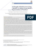 Varghese2018-2 - Testing Pullout Strength of Pedicle Screw Using Synthetic Bone Models Is A Bilayer Foam Model A Better Representation of Vertebra