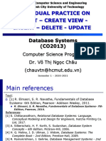 DB Systems Select Insert Delete Update - Practice Individual