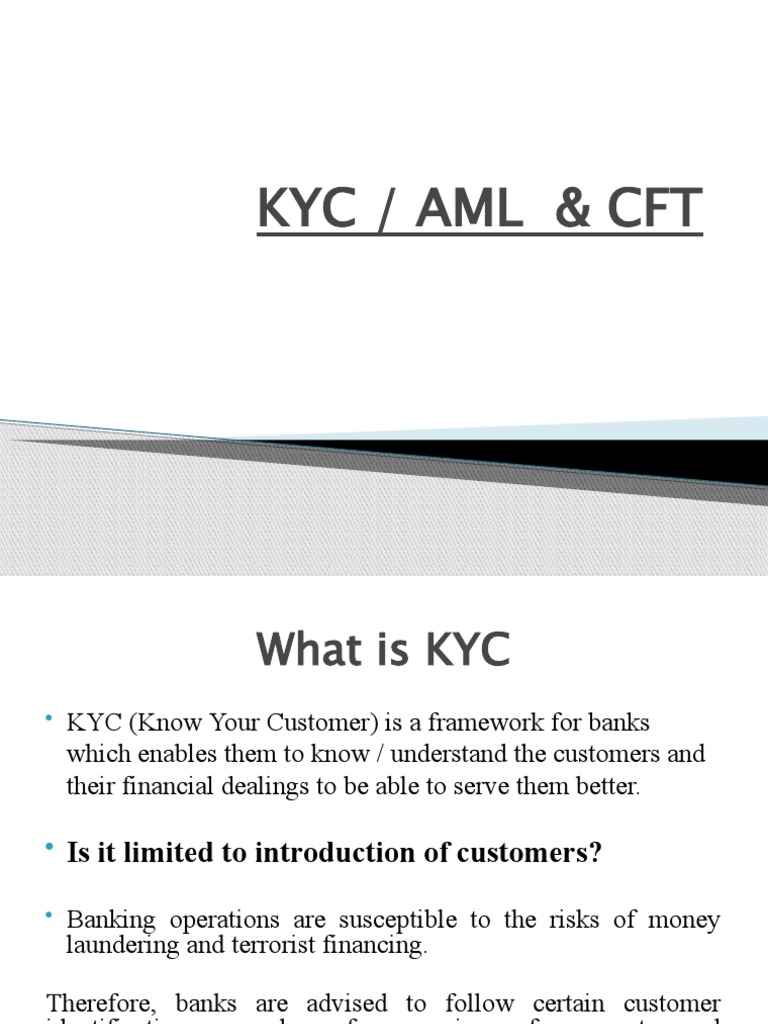 Kyc PPT Complete | PDF | Money Laundering | Government