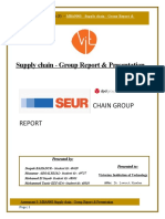 Assessment 3 - 5003 - Supply Chain - Group Report & Presentation