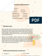 Ppt Kelompok 6 - Ruang Lingkup Data