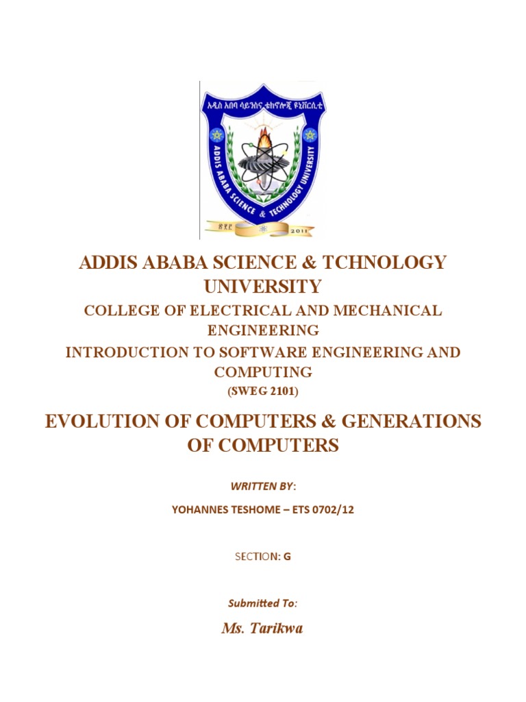 Evolution of Computers PDF Integrated Circuit Central Processing Unit
