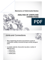 1. Analysis of Joints and Connections