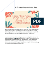 Download 1000 từ vựng tiếng anh thông dụng