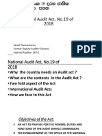 Presentation On Audit Act On 27 FEB 2020