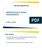 Imperfections in Atomic Arrangements