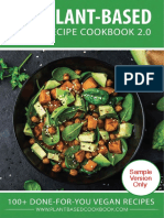 Plant Based Recipe Cookbook 2.0 - 100+ Done-For-You Vegan Recipes Plant Based Diet Cookbook