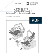 Installation Requirements for Intego Dental Units