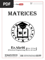 Matrices Booklet