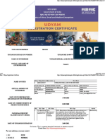 Udyam Registration Certificate UDYAM-MH-26-0097771
