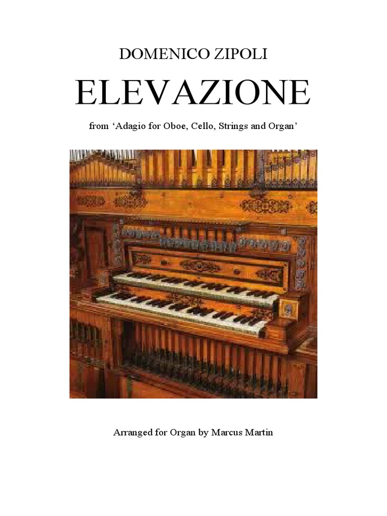 Zipoli's Elevazione for Organ Adaptation | PDF