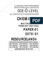 O Final Mj14 Chemistry P 1 5070 01