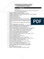 Daftar Prosedur Operasional Standar Program Pendidikan Dokter Spesialis I Bagian Ilmu Bedah FK Unram
