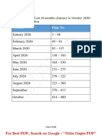 Current Affairs MCQs From January To October 2020 in English