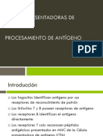 Células presentadoras de antígeno y procesamiento