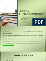 UNIT 5 - THEMOCHEMISTRY (Grammar)