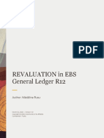 Revaluation in Ebs General Ledger R12: Author: Mădălina Rusu