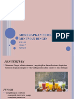 Menerapkan Pembuatan Minuman Dingin