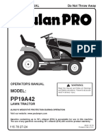 Poulan Pro PP19A42 Manual en