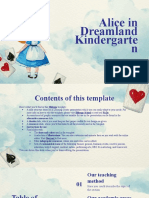 Alice in Dreamland Kindergarten by Slidesgo