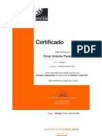 Certificado montar Catari US®-11.723.257-3