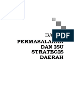 Permasalahan Dan Isu Strategis Daerah: Bab Iv