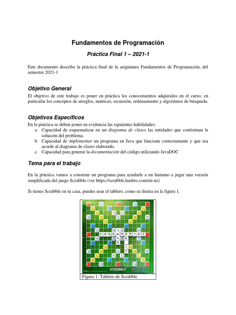 Enunciado Practica 2021 | PDF | Java (lenguaje de programación ...