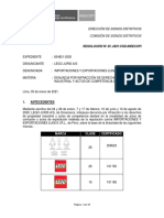 Resolución #25 - 2021/Csd-Indecopi: Dirección de Signos Distintivos Comisión de Signos Distintivos