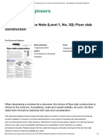 Technical Guidance Note (Level 1, No. 32)_ Floor Slab Construction - The Institution of Structural Engineers