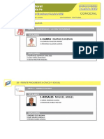 Precandidatos Concejales 9 de Julio